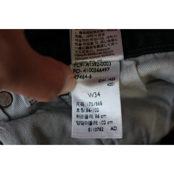 Levi's x Denim Tears Mens 34 x 34 Cotton Wreath 501 Jeans F1300 - Picture 9 of 13